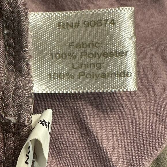 Boston Proper Taupe And Sequin Neck Tunic Tie Waist Top Womens Medium - Picture 7 of 8